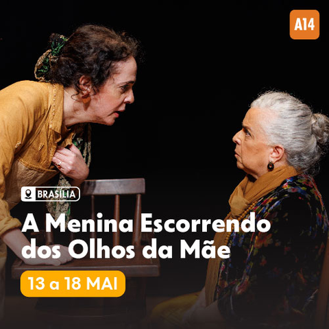 Cartaz de divulgação com foto das duas atrizes em cena.